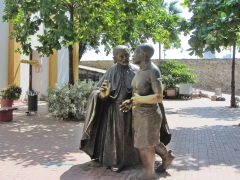Sculpture of Two Monks